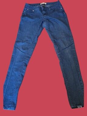 🥳4/$19🥳 Slim Fit Women's Skinny Jeans in Dark Blue Stretch Denim
